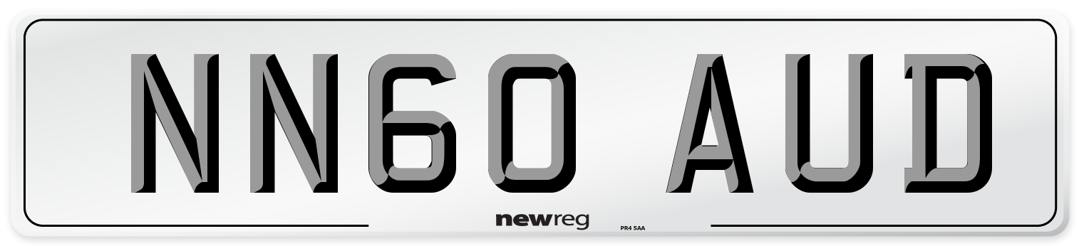 NN60 AUD Number Plate from New Reg